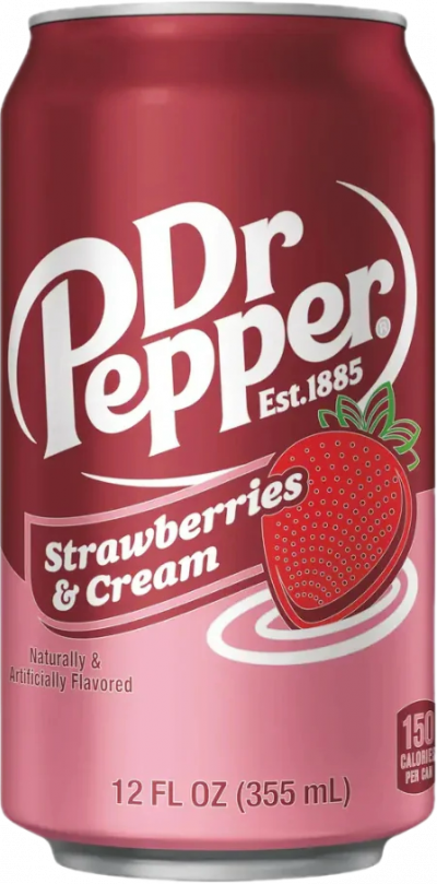 ⭐️DR PEPPER CREME ET FRAISE 33 CL⭐️