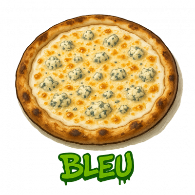 BLEU: base creme, fromage, bleu
