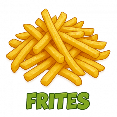 FRITES (SAUCE AU CHOIX : BLANCHE, CURRY, BURGER, BRÉSILIENNE)