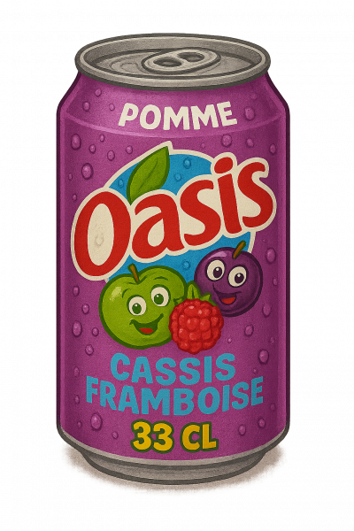 OASIS POMME CASSIS FRAMBOISE 33CL